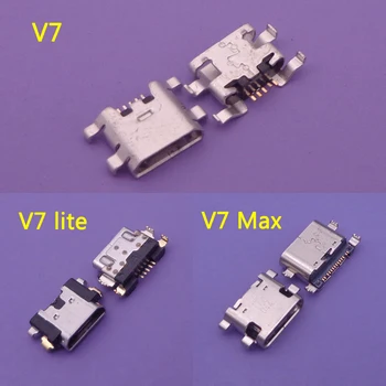 2 adet USB Dock şarj portu Mikrofon Konektörü ZTE Blade V7 / V7 lite / V7 max Şerit Yedek parçalar