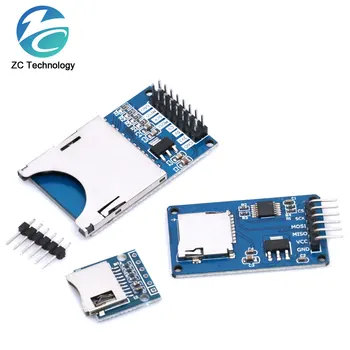Mikro SD Depolama genişletme kartı Mikro SD TF Kart Bellek Kalkanı Modülü SPI Arduino İçin Promosyon Mini TF Kart Modülü