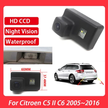 Citroen C5 II C6 için Kablosuz Araç Arka Görüş Kamerası HD Gece Görüşü 2005 2006 2007 2008 2009 2010 2011 2012 2013 2014 2015 2016