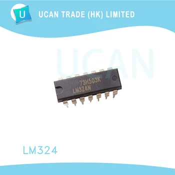 10 ADET LM324 LM324N DIP - 14 Quad Operasyonel Amplifikatör - Yeni ve Orijinal IC