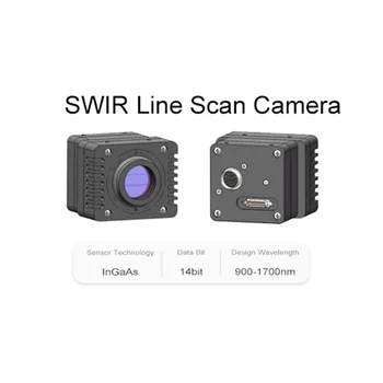 VİZYON VERİ InGaAs 10kHz CameraLink SWİR Hattı Tarama Kamerası Bilimsel Güvenlik için Makine Görüşü