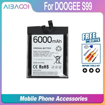 AiBaoQi 100 % Orijinal Marka Yeni BAT21ZN1356000 Pil 6000mAh DOOGEE S99 Cep Telefonu Bateria