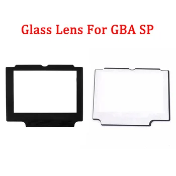 Cam Ekran Lens Değiştirme Nintendo GBA SP için LCD ekran lens camı ayna lens ile çift taraflı yapışkan bant arka