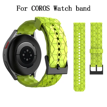Bant COROS APEX Pro / HIZ 2 Watchband COROS APEX 46mm 42mm Smartwatch Silikon kayış Değiştirilebilir Correa Aksesuarları