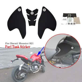 Motosiklet Gaz Tankı Pedleri Koruma Yakıt Deposu çekme pedi Koruyucu çıkartma Ducati Canavar 821 2015-2020 İçin