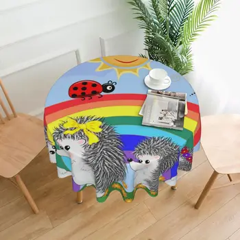 Masa örtüsü Polyester yuvarlak Masa örtüsü İskandinav Masa Örtüsü Ev Partisi Dekorasyon için