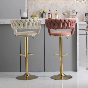 Modern Kol yemek sandalyeleri Oturma Odası Mutfak Ahşap Ofis yemek sandalyeleri Lüks Tasarımcı Bar Tabureleri Sillas De Comedor Mobilya