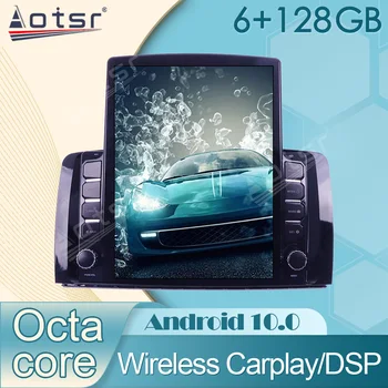 6 + 128G Mercedes-Benz İçin R300 / R350 2006-2014 Araba Radyo Ses android müzik seti Alıcısı GPS Navi Video Multimedya Tesla Kafa Ünitesi