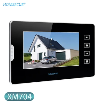 HOMSECUR Video Kapalı Monitör XM704 7 inç HDS Serisi 700TVLine Görüntülü Kapı Telefonu interkom sistemi