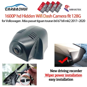 Tak ve çalıştır araba dvr'ı Video Kaydedici Dash kamera Kamera Volkswagen Atlas passat tiguan touran b6 b7 b8 mk2 2017 2018 2019 2020