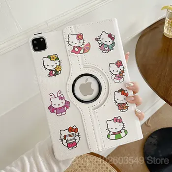 Sanrio Hello Kitty iPad kılıfı 10th Durumda 11 Pro 10.2 7th 8th 9th Gen Kapak İçin iPad Mini 4 5 6 Hava 1 2 3 Sevimli Sticker Kapak