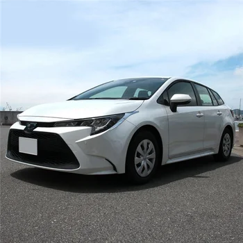 Toyota Corolla Touring 2021 2022 + için Ön Far Lambası Kapağı Garnitür Şerit Kaş Kapağı Trim Sticker