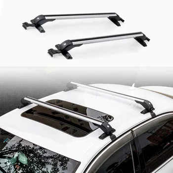 Gümüş Crossbar Uyar Subaru Impreza GT 2017-2023 için Bagaj Taşıyıcı portbagaj Raylı Taşıyıcı Kilitlenebilir 2 ADET