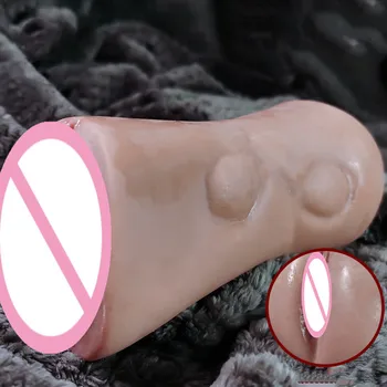 18 + mastürbasyon kupası Erkekler için 4D Gerçekçi Anal Oral Derin Boğaz Erkek Masturbator Yumuşak Silikon Vajina Anüs 2 Cep Erotik Oyuncaklar