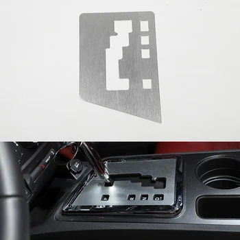 Alüminyum Alaşım Araba Styling Dodge Challenger 2009-2014 İçin lhd Vites Paneli Kapak Sticker Oto Pervaz