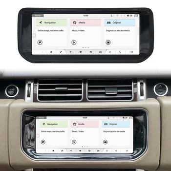 Araba Stereo Radyo GPS Navigasyon Range Land Rover Vogue 2013-2017 için Android Tam Dokunmatik Oto Elektroniği Ekran CarPlay, 10.25