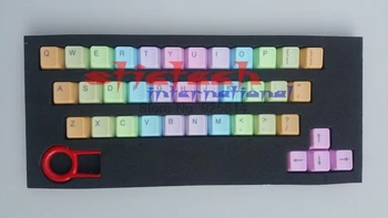dhl veya ems tarafından 20 adet Gökkuşağı Renk ABS 37 Klavye İçin Çektirme ile Mekanik Klavye Kiraz MX