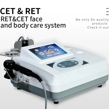 Yeni Tecar Terapi CET RET RF Makinesi / RF Terapia Diatermi Kapasitif Güzellik Makinesi