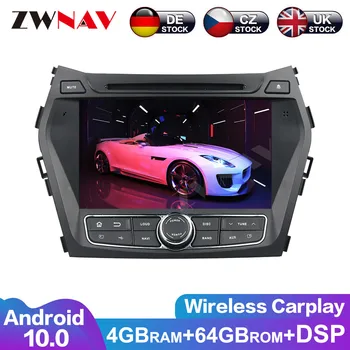 Android 10 IPS Ekran PX6 DSP Hyundai IX45 Santa fe 2013-2017 araç DVD oynatıcı GPS Multimedya Oynatıcı Ana Ünite Radyo Navi Ses Stereo