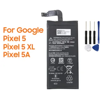Yedek Pil G025A - B Google Pixel 5 XL İçin Piksel 4A 5G Piksel 5a GTB1F Google Pixel 5 İçin Pixel5 4000mAh + Araçları
