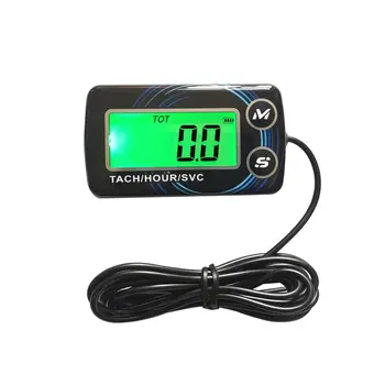 Dijital Motor Tach Saat Metre Taşınabilir LCD Takometre Zamanlayıcı Testere Takometre Motor Chronograph Motosiklet Motoru İçin