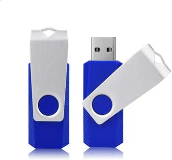 TOPESEL USB 3.0 Flash Sürücü Yüksek Hızlı 64 GB Flash sürücü Bellek Çubuğu 100 mb/s'ye kadar Hızlar (64G, Mavi) 