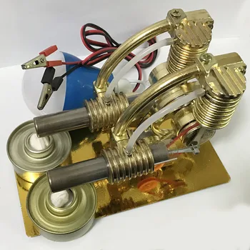 Stirling Motoru denge Motor Motor Modeli ısı buhar eğitim DIY Modeli Oyuncak hediye çocuklar İçin zanaat süsleme keşif Alternatör