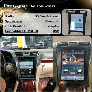 Tesla Ekran Lexus LS460 2006 2007 2008 2009 2010 2011 2012 Android Video Oynatıcı Otomatik Ses Stereo Radyo Alıcısı Kafa Ünitesi