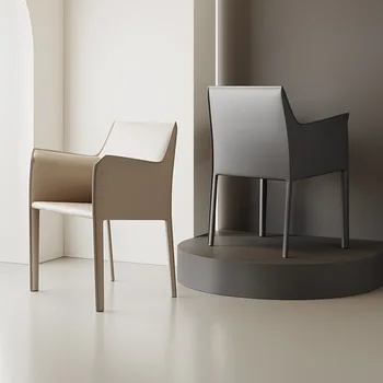 Ev sele kemer Koltuk Modern Basit Model Odası Otel Tasarımcı Restoran Eyer Yemek Sandalyesi