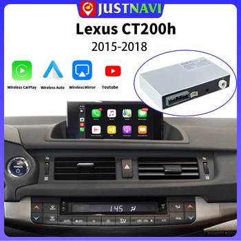 JUSTNAVI Kablosuz Apple CarPlay Android Otomatik Dekoder Kutusu Araba Multimedya Lexus CT200h 2015-2020 Destek ayna bağlantı DSP
