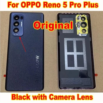 Orijinal En İyi Pil arka kapak Konut Kapı Arka Kılıf ile Kamera Cam Lens İçin Oppo Reno 5 Pro Artı Telefon Kapak Kabuk