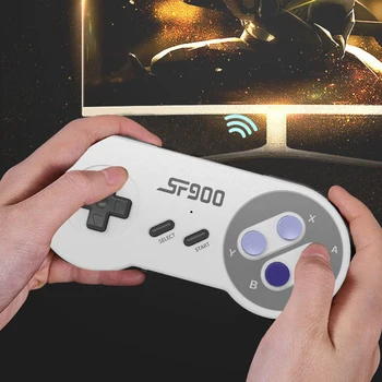 SF900 video oyunu ing Konsolu 1500 Oyunları Retro video oyunu Konsolu HDMI uyumlu 2.4 G Kablosuz Çift Gamepad video oyunu ing Konsolu