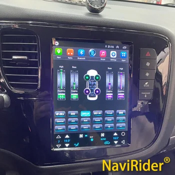 256GB Android Ekran Araba Multimedya Video Oynatıcı Radyo Mitsubishi Outlander 2012-2018 için 4G Stereo GPS DSP Kafa Ünitesi Carplay