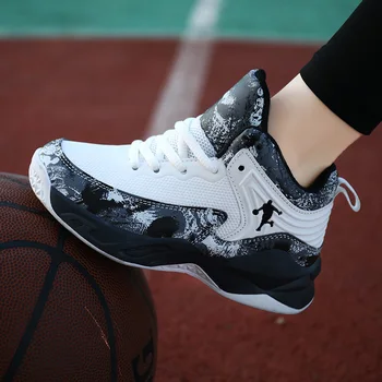 2023 Yeni Erkek Marka çocuk basketbolu Ayakkabı Kalın Taban Anti Kayma çocuk spor ayakkabı çocuk basketbolu spor ayakkabısı