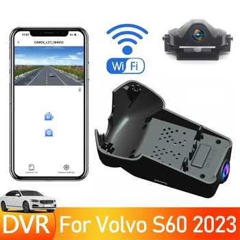 Yeni Ürün! Tak ve çalıştır Özel araba dvr'ı WiFi Dash kamera Kamera Video Kaydedici İçin Orijinal Volvo S60 2023 UHD 2160P 4K DashCam