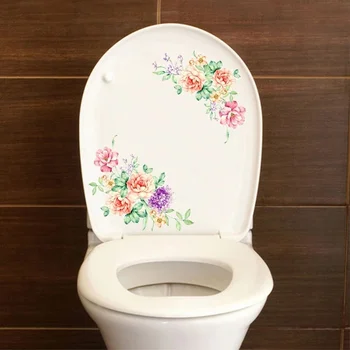 Şakayık Çiçek duvar çıkartmaları Ev Dekorasyon Duvar Kağıdı Vinil duvar çıkartmaları Çocuk Oturma Odası Tuvalet Buzdolabı Çıkartmalar