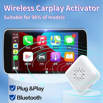 Carlinkit 3.0 Apple CarPlay Android Otomatik Mini Kablosuz CarPlay Kutusu Desteği Siri Bluetooth WiFi Otomatik Bağlantı Şarj GPS
