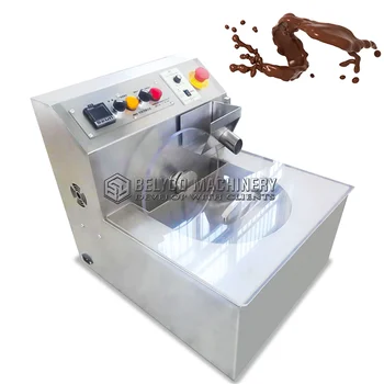 Yüksek Hızlı Otomatik Ev Sürekli Ilıman Endüstriyel Çikolata Tavlama Makinesi
