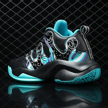 Yeni Varış basketbol ayakkabıları Erkekler Mikrofiber Deri Rahat spor ayakkabı Unisex Erkek Kadın Eğitim Sneakers Boyutu 36-46