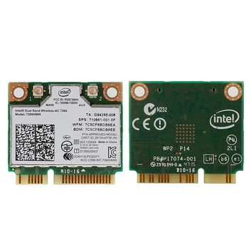 HP SPS 710661-001 için Çift Bantlı Kablosuz-AC 7260HMW Mini PCI-E BT4.0 Kartı Intel