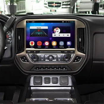 13.3 İnç Android 12 Chevrolet Silverado GMC SİERRA 2015 - 2019 İçin Araba Multimedya GPS Oynatıcı Ses Radyo Stereo Kafa Ünitesi