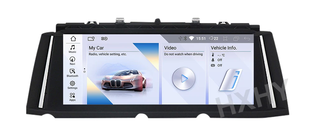 Android 12 Snapdragon Araba Akıllı Sistem Kablosuz CarPlay 8 + 128G BMW 7 Serisi için F01 F02 2009-2015 Autoradio Multimedya