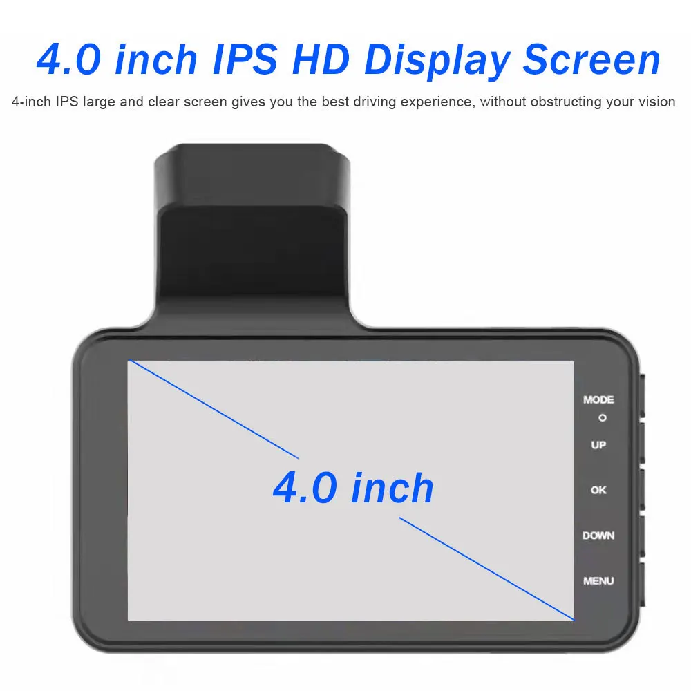 Araba dvr'ı WiFi Full HD 1080P Dash kamera Dikiz Araç Çift Kamera Video Kaydedici Kara Kutu Otomatik Dvr Dashcam GPS Araba Aksesuarları