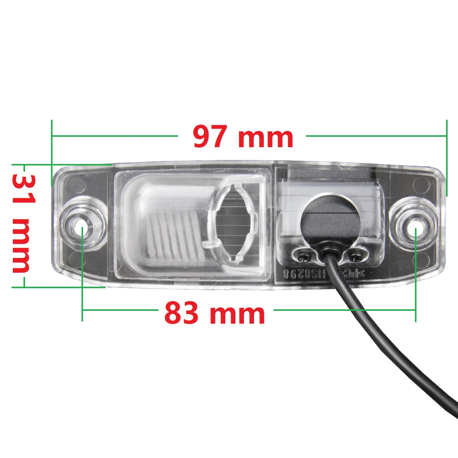 HD 8 LED Araba Dikiz park kamerası Hyundai MİSTRA 2014 için 2015, plaka İşık Reversing Yedekleme Su Geçirmez kamera