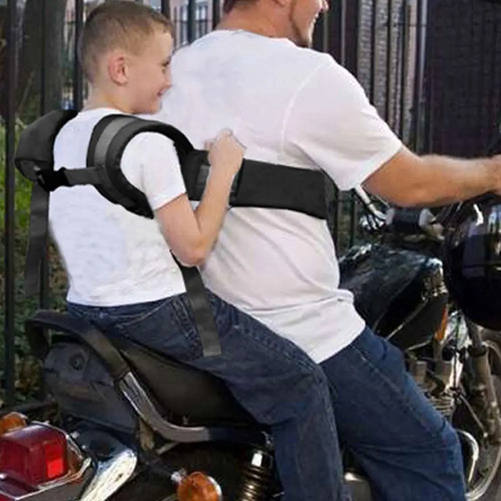 Yeni Çocuk Motosiklet Emniyet Kemeri Ayarlanabilir Koltuk Askı Demeti Çocuklar Bebek Güvenli Toka Araba