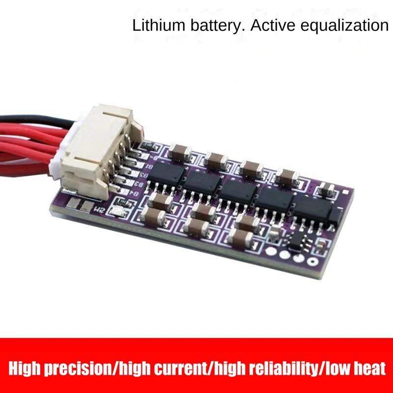 4S Mini Lifepo4 Üçlü Lityum Pil Kapasitif Aktif Dengeleme Kurulu Enerji Transferi 3MV Yüksek Hassasiyetli 18650