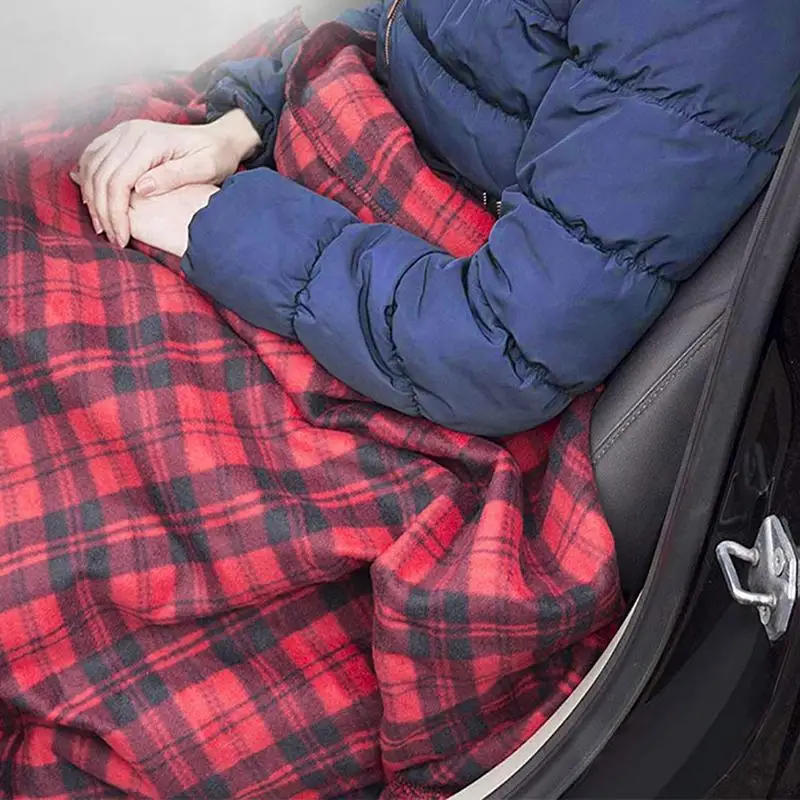 V Araba ısıtıcılı battaniye Elektrik Enerji Tasarrufu Sıcak Battaniye Seyahat Sıcak Yatak Araba İç Malzemeleri